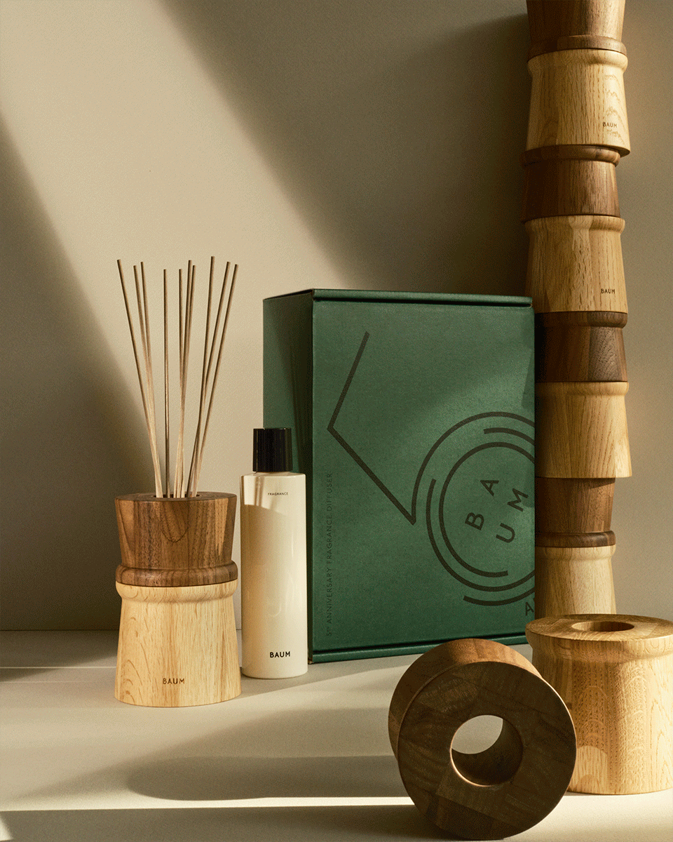 BAUM 5th ANNIVERSARY FRAGRANCE DIFFUSER — Creatives of Shiseido